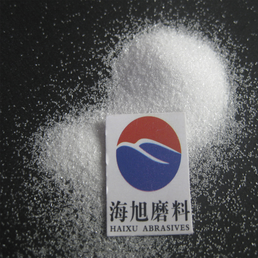 UV涂料添加白色小颗粒砂白刚玉